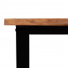 Stolik konsolowy, 110x35x80 cm, lite drewno akacjowe