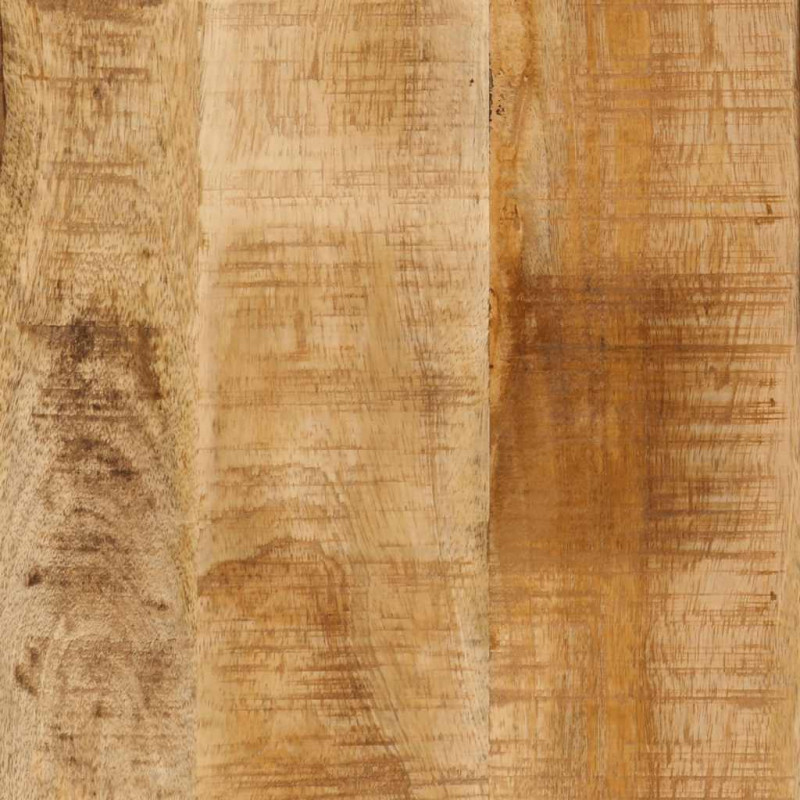 Biurko, 165x110x77 cm, lite drewno mango i żelazo