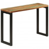 Stolik konsolowy, 110x35x75 cm, lite drewno z odzysku