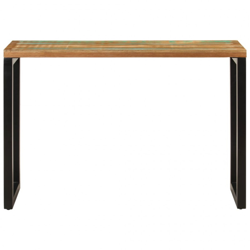 Stolik konsolowy, 110x35x75 cm, lite drewno z odzysku
