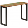 Stolik konsolowy, 110x35x75 cm, lite drewno z odzysku