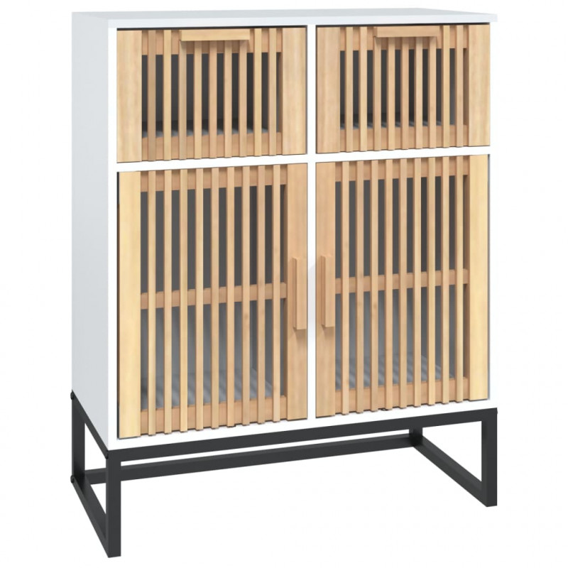 Szafka, biała, 60x30x75 cm, materiał drewnopochodny