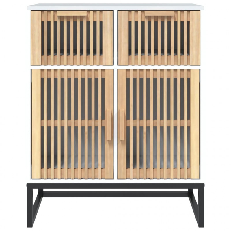 Szafka, biała, 60x30x75 cm, materiał drewnopochodny