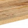 Stolik konsolowy, 110x35x76 cm, surowe drewno mango