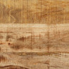 Stolik konsolowy, 110x35x76 cm, surowe drewno mango