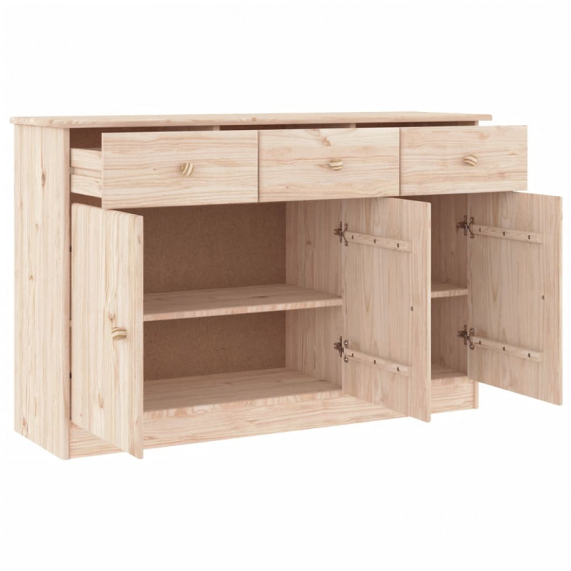 Szafka ALTA, 112x35x73 cm, lite drewno sosnowe
