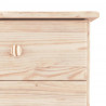 Szafka ALTA, 112x35x73 cm, lite drewno sosnowe