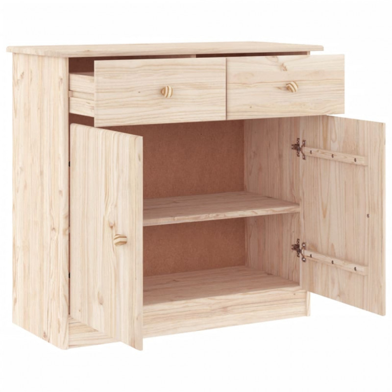 Szafka ALTA, 77x35x73 cm, lite drewno sosnowe