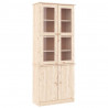 Witryna ALTA, 77x35x186,5 cm, lite drewno sosnowe