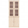 Witryna ALTA, 77x35x186,5 cm, lite drewno sosnowe