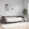 Sofa z funkcją spania, kolor taupe, 100x200 cm, obita tkaniną