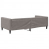 Sofa z funkcją spania, kolor taupe, 100x200 cm, obita tkaniną