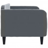 Sofa z funkcją spania, ciemnoszara, 80x200 cm, aksamitna