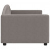 Sofa z funkcją spania, kolor taupe, 80x200 cm, obite tkaniną