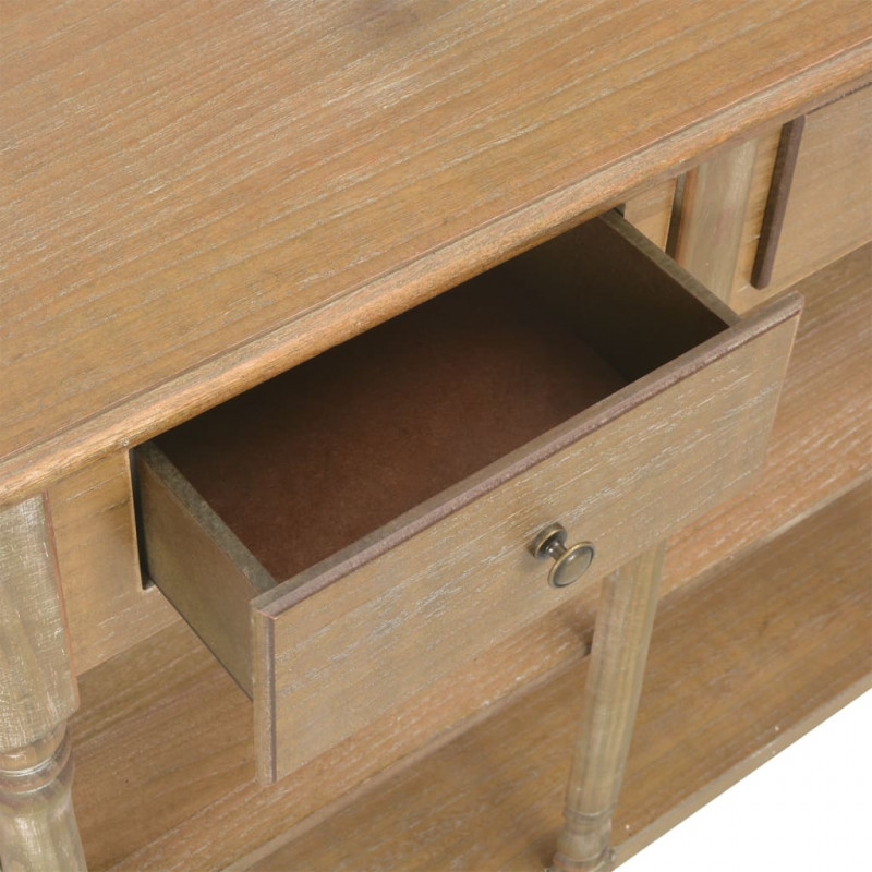 Stolik konsolowy, 110x30x76 cm, materiał drewnopochodny