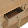 Stolik konsolowy, 110x30x76 cm, materiał drewnopochodny