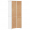 Biblioteczka BODO, biała, 82x40x173 cm, lite drewno sosnowe