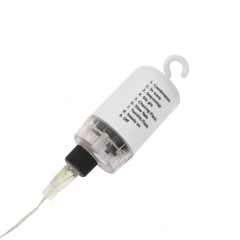 Ozdoba świąteczna ze 140 lampkami LED, zimna biel, 17 cm