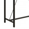 Stolik barowy, 150x70x107 cm, lite drewno mango i żelazo