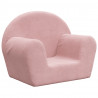 Sofa dziecięca różowa miękka pluszowa