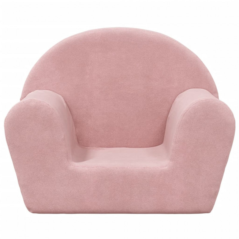 Sofa dziecięca różowa miękka pluszowa