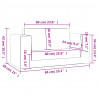 2-os. sofa dla dzieci, rozkładana, szara w gwiazdki, plusz