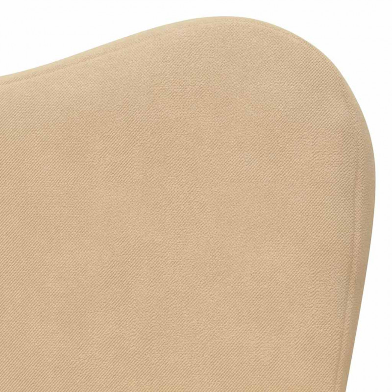 Sofa dziecięca, kremowa, miękki plusz