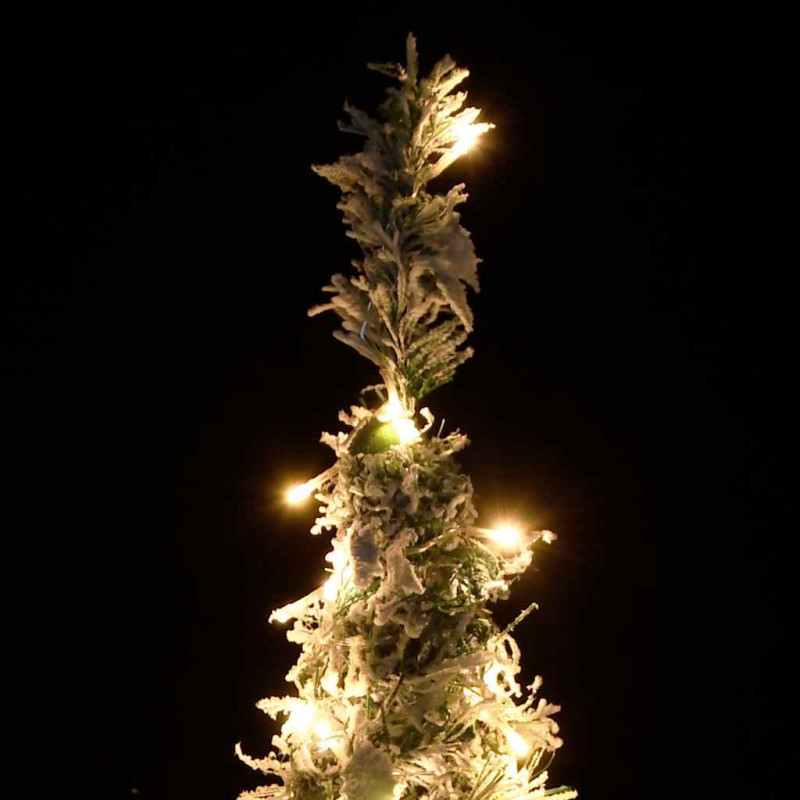 Sztuczna choinka typu pop-up, ośnieżona, 50 LED, 120 cm