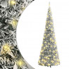 Sztuczna choinka typu pop-up, ośnieżona, 100 LED, 150 cm