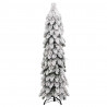 Sztuczna choinka z 60 lampkami LED, ośnieżona, 120 cm