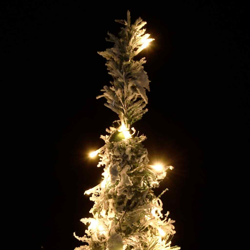 Sztuczna choinka typu pop-up, ośnieżona, 100 LED, 150 cm