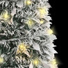 Sztuczna choinka typu pop-up, ośnieżona, 100 LED, 150 cm