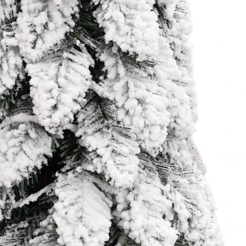 Sztuczna choinka z 60 lampkami LED, ośnieżona, 120 cm