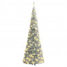 Sztuczna choinka typu pop-up, ośnieżona, 100 LED, 150 cm