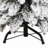 Sztuczna choinka z 60 lampkami LED, ośnieżona, 120 cm