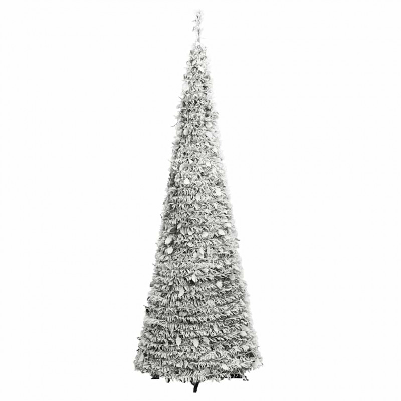 Sztuczna choinka typu pop-up, ośnieżona, 100 LED, 150 cm