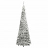 Sztuczna choinka typu pop-up, ośnieżona, 100 LED, 150 cm