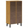 Szafka na buty FLAM, 59,5x35x107 cm, lite drewno sosnowe