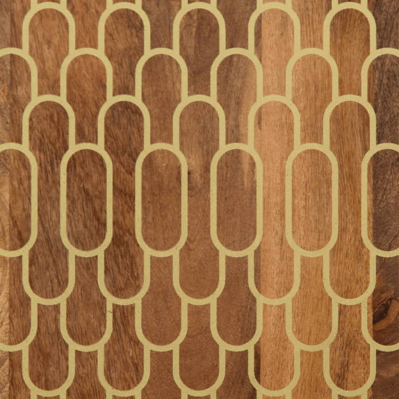 Szafka, 40x33x110 cm, lite drewno mango