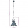 Lampa wisząca, 34x34x146 cm, aluminium