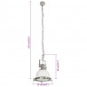 Lampa wisząca, 35x35x152 cm, aluminium