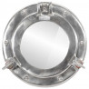  Lustro wiszące w kształcie bulaja, Ø23 cm, aluminium i szkło