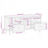 Szafka pod telewizor, 100x33x46 cm, lite drewno mango
