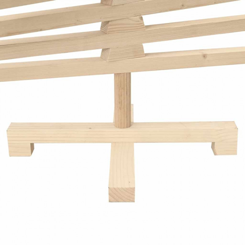 Drewniana choinka do udekorowania, 120 cm, lite drewno sosnowe