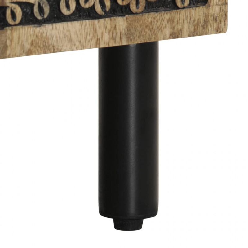 Szafka pod telewizor, 105x33x46 cm, lite drewno mango