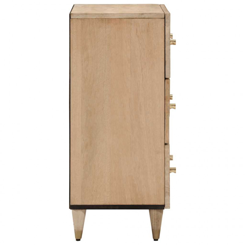 Szafka, 60x33x75 cm, lite drewno mango
