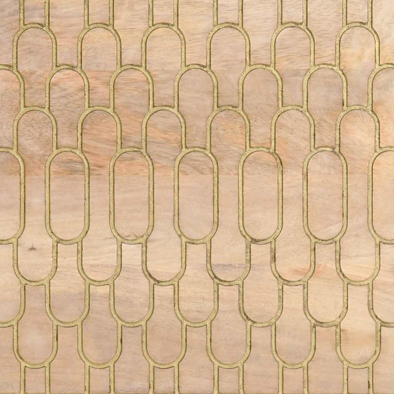 Szafka, 60x33x75 cm, lite drewno mango