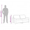 Sofa 2-osobowa, ciemnoszara, 140 cm, tapicerowana tkaniną