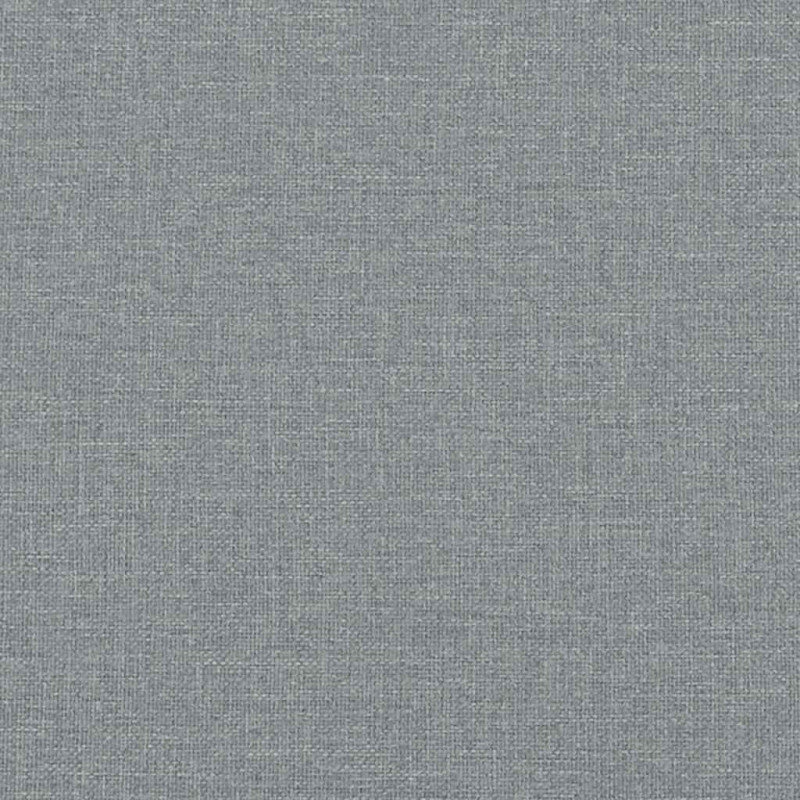 Sofa 2-osobowa, jasnoszara, 120 cm, tapicerowana tkaniną