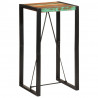 Stolik barowy, 60x55x110, lite drewno z odzysku